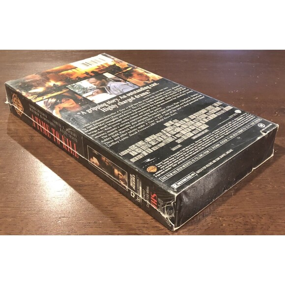 A Time to Kill (VHS, 1996) Sandra Bullock Samuel Jackson McConaughey Sealed - Picture 3 of 5